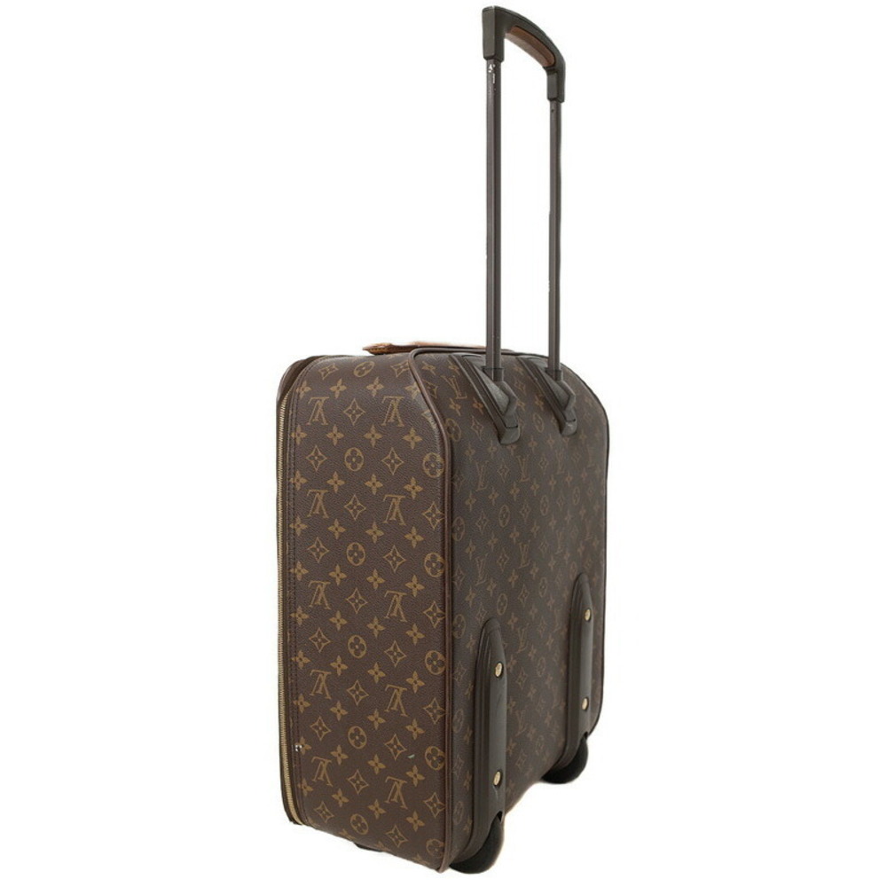 Louis Vuitton Pegasus Brown Leather Monogram Case Carry on